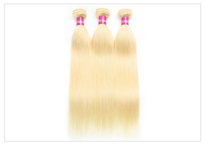 1/3/4 613 Blonde Straight Hair Bundles