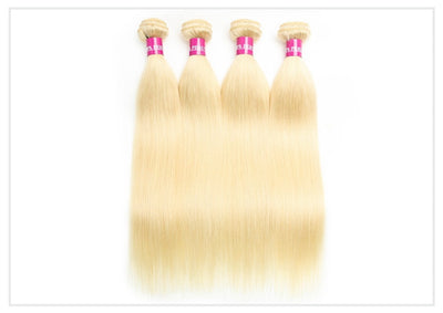 1/3/4 613 Blonde Straight Hair Bundles
