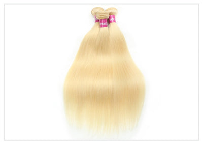1/3/4 613 Blonde Straight Hair Bundles