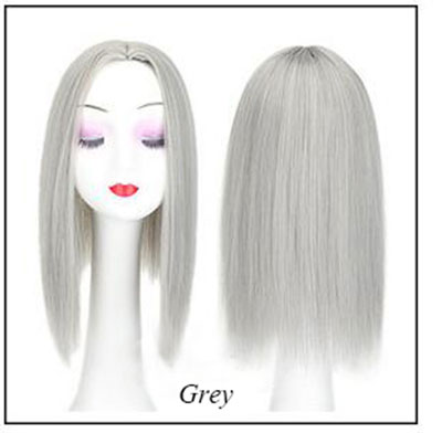 Women Hair Topper Piece Synthetic Hair 3 Clips