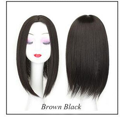 Women Hair Topper Piece Synthetic Hair 3 Clips