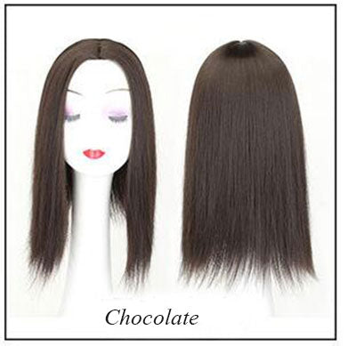 Women Hair Topper Piece Synthetic Hair 3 Clips