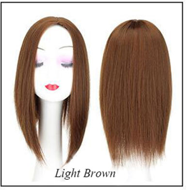 Women Hair Topper Piece Synthetic Hair 3 Clips