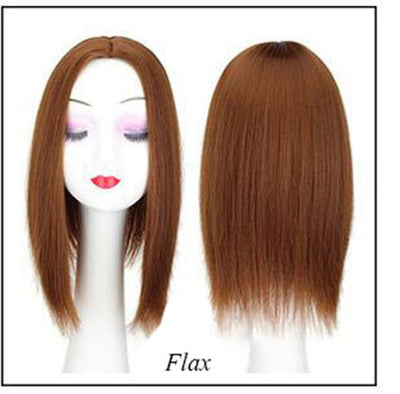 Women Hair Topper Piece Synthetic Hair 3 Clips