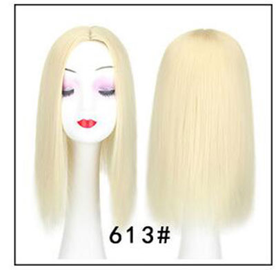 Women Hair Topper Piece Synthetic Hair 3 Clips