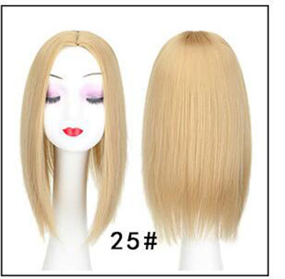 Women Hair Topper Piece Synthetic Hair 3 Clips