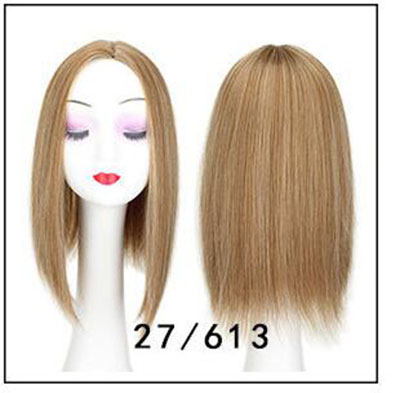 Women Hair Topper Piece Synthetic Hair 3 Clips