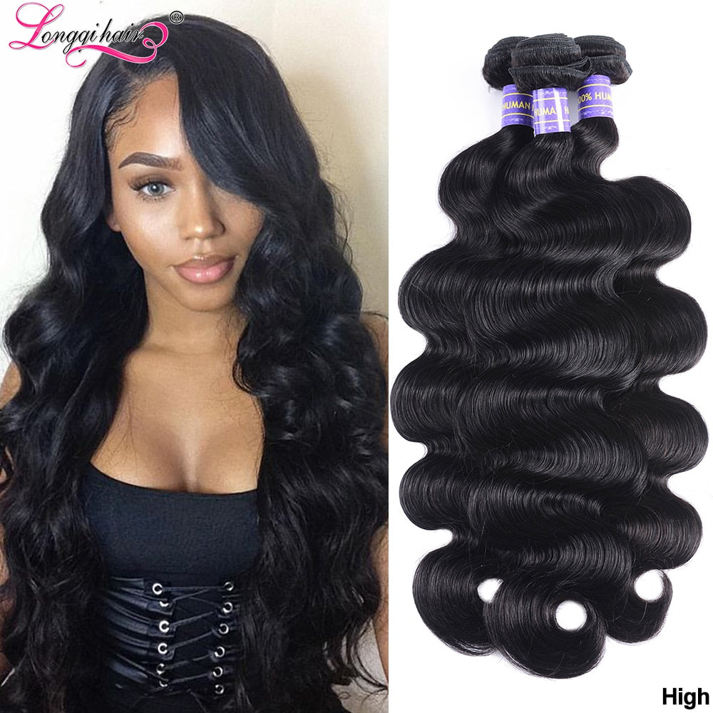 1 3 4 PCS Brazilian Hair Weave Bundles